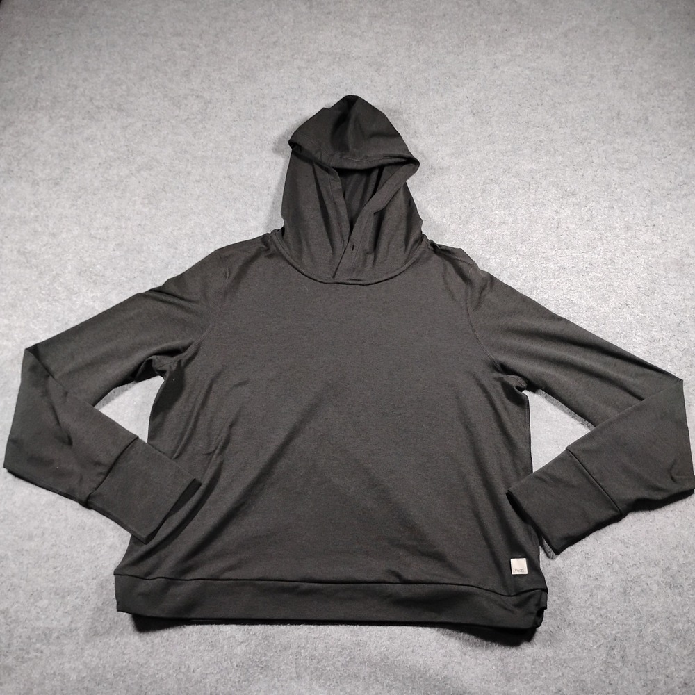 Vuori Halo Essential Hoodie Womens Large Gray VW226 Activewear